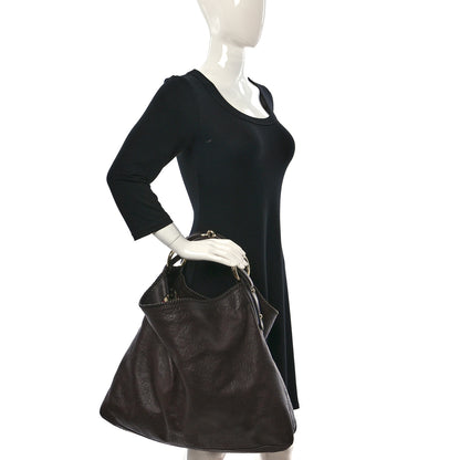 Gucci Guccissima Large Horsebit Chain Hobo Chocolate 2 of 13