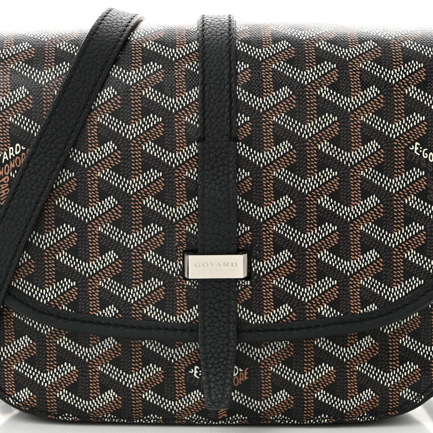 Goyardine Belvedere II PM Messenger Bag Black