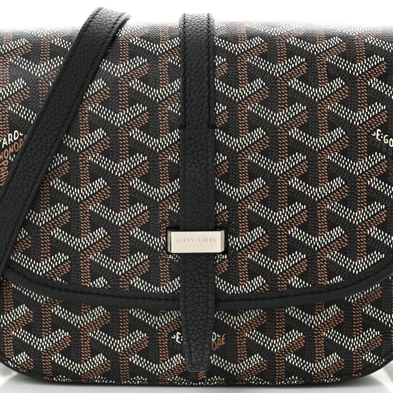 Goyard Goyardine Belvedere II PM Messenger Bag Black 7 of 9
