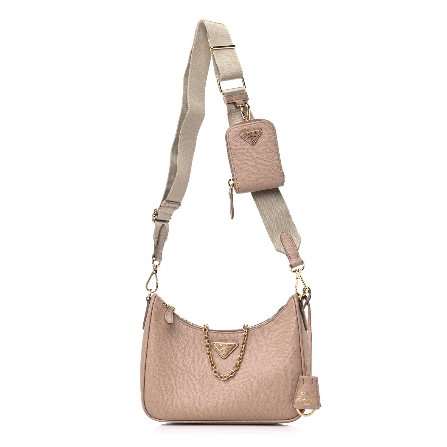 Prada Saffiano Lux Re-Edition 2005 Shoulder Bag Cammeo 1 of 9
