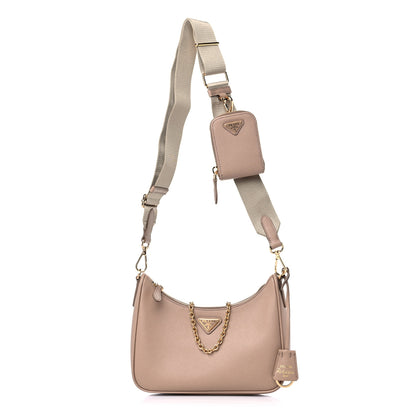 Prada Saffiano Lux Re-Edition 2005 Shoulder Bag Cammeo 1 of 9