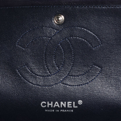 Chanel Lambskin Medium Double Flap Navy 8 of 9