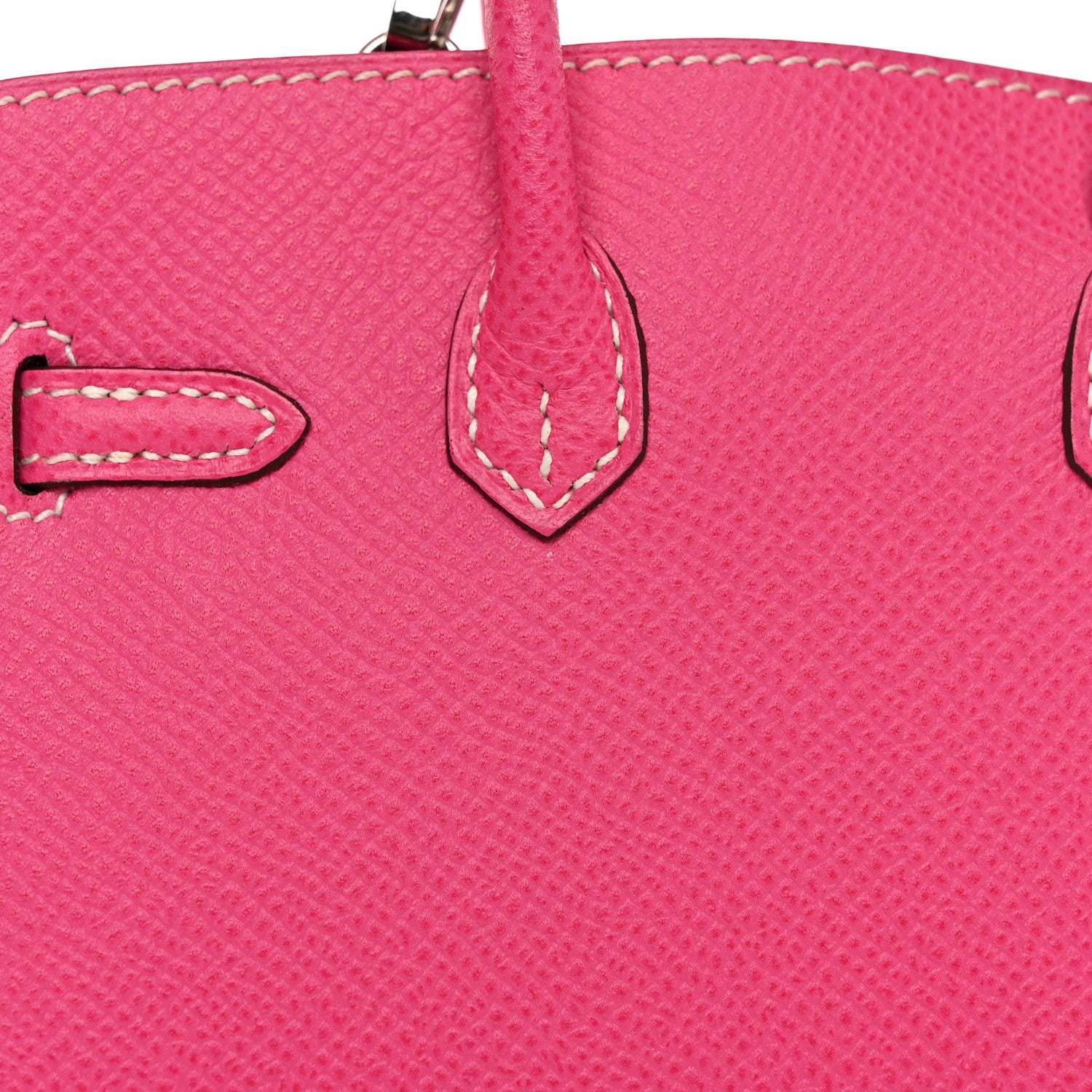 Hermes Epsom Micro Birkin 15 Rose Tyrien 14 of 15
