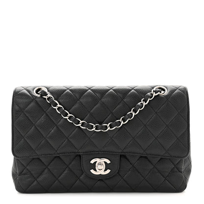 Chanel Caviar Quilted Medium Double Flap Black 1 of 9