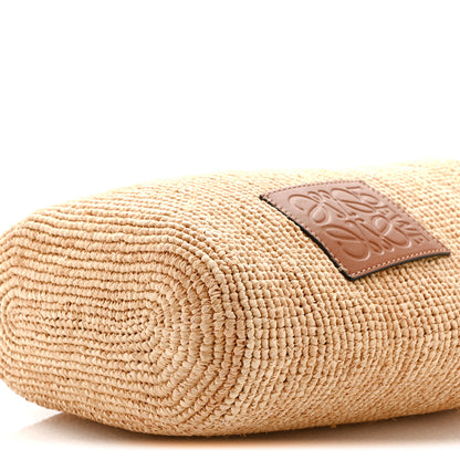 Loewe Raffia Mini Slit Tote Bag Natural Tan 10 of 10