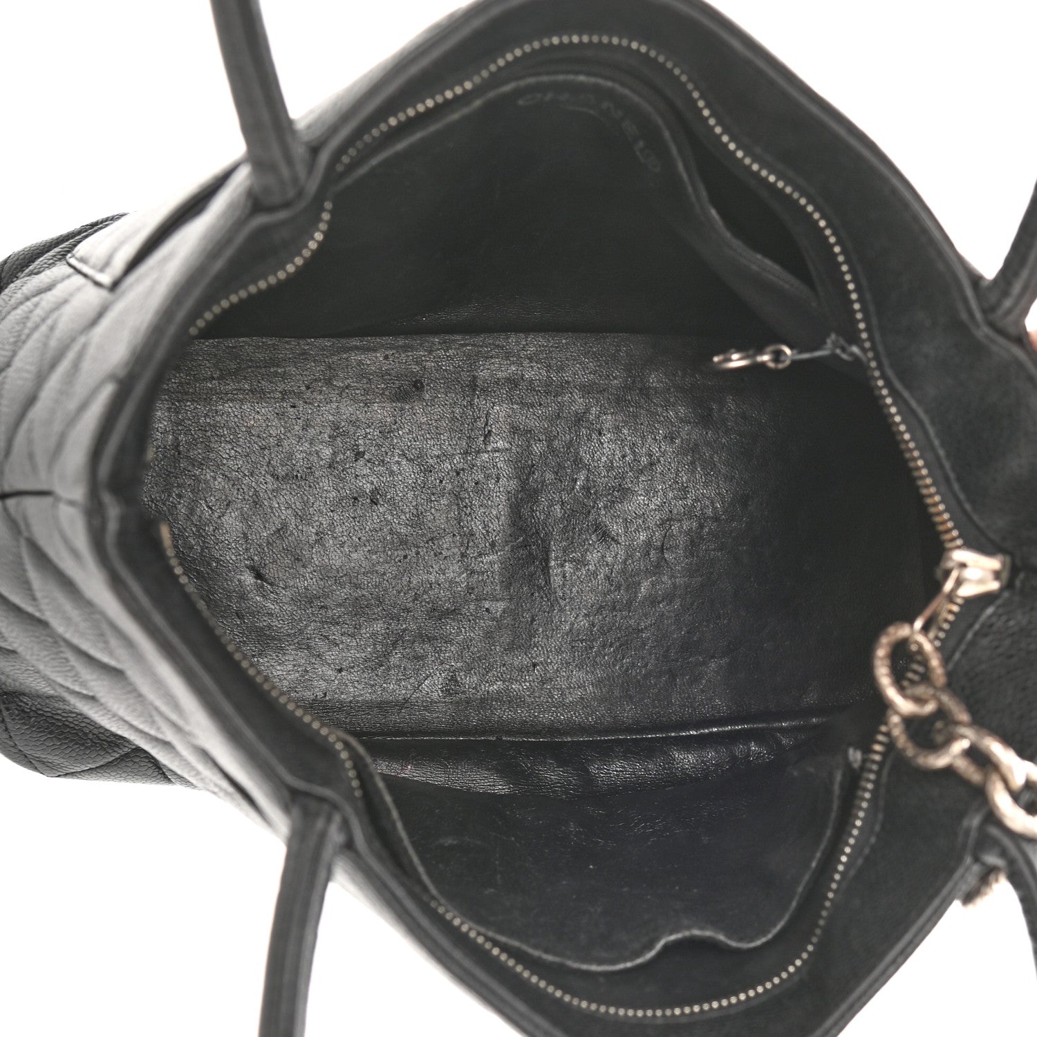 Chanel Caviar Quilted Medallion Tote Black 5 of 16
