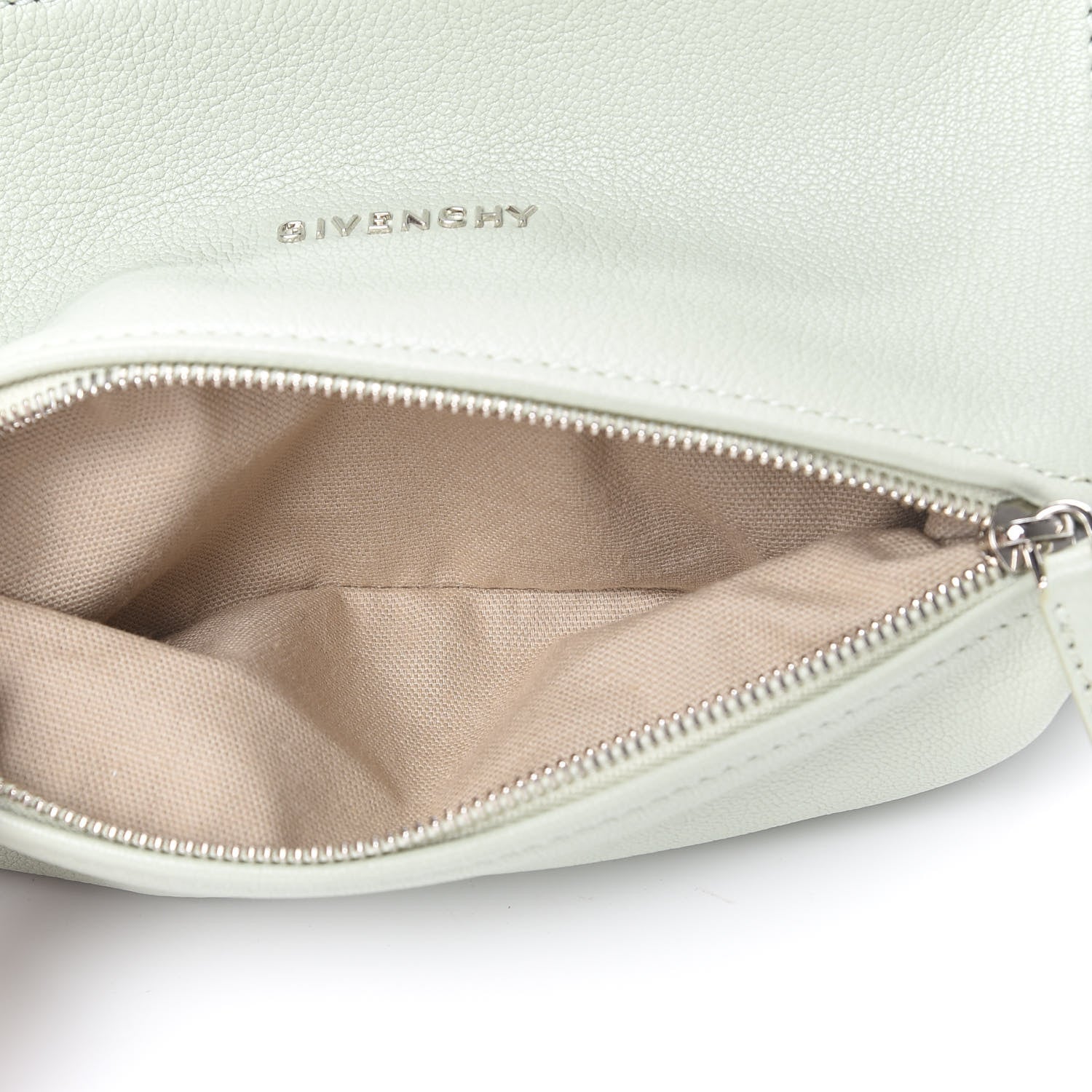 Givenchy Sugar Goatskin Mini Pandora Aqua Green 5 of 13