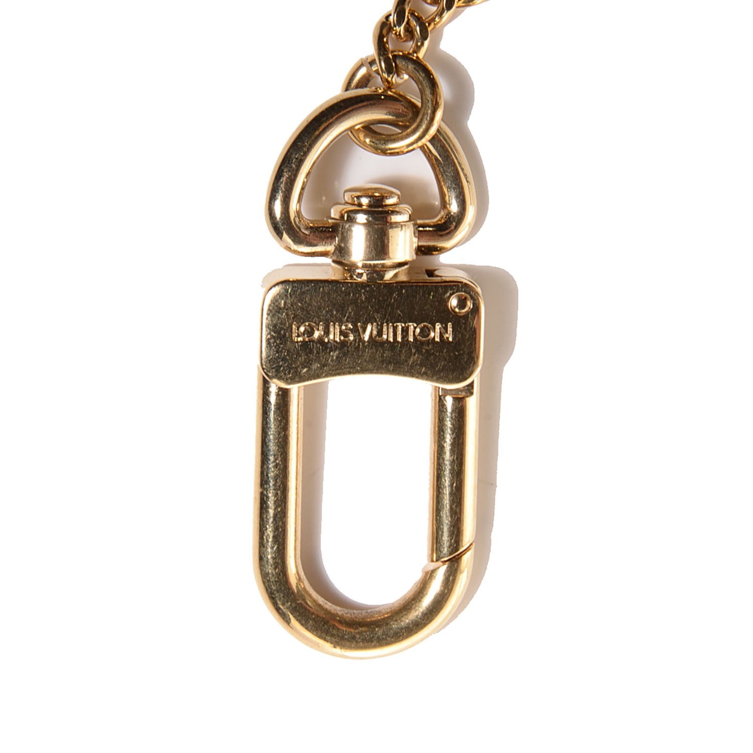 Louis Vuitton Pochette Extender Key Ring Gold 4 of 4