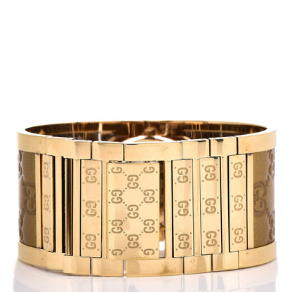 Gucci Stainless Steel Calfskin 33mm Twirl Quartz Watch Bronze 4 of 6