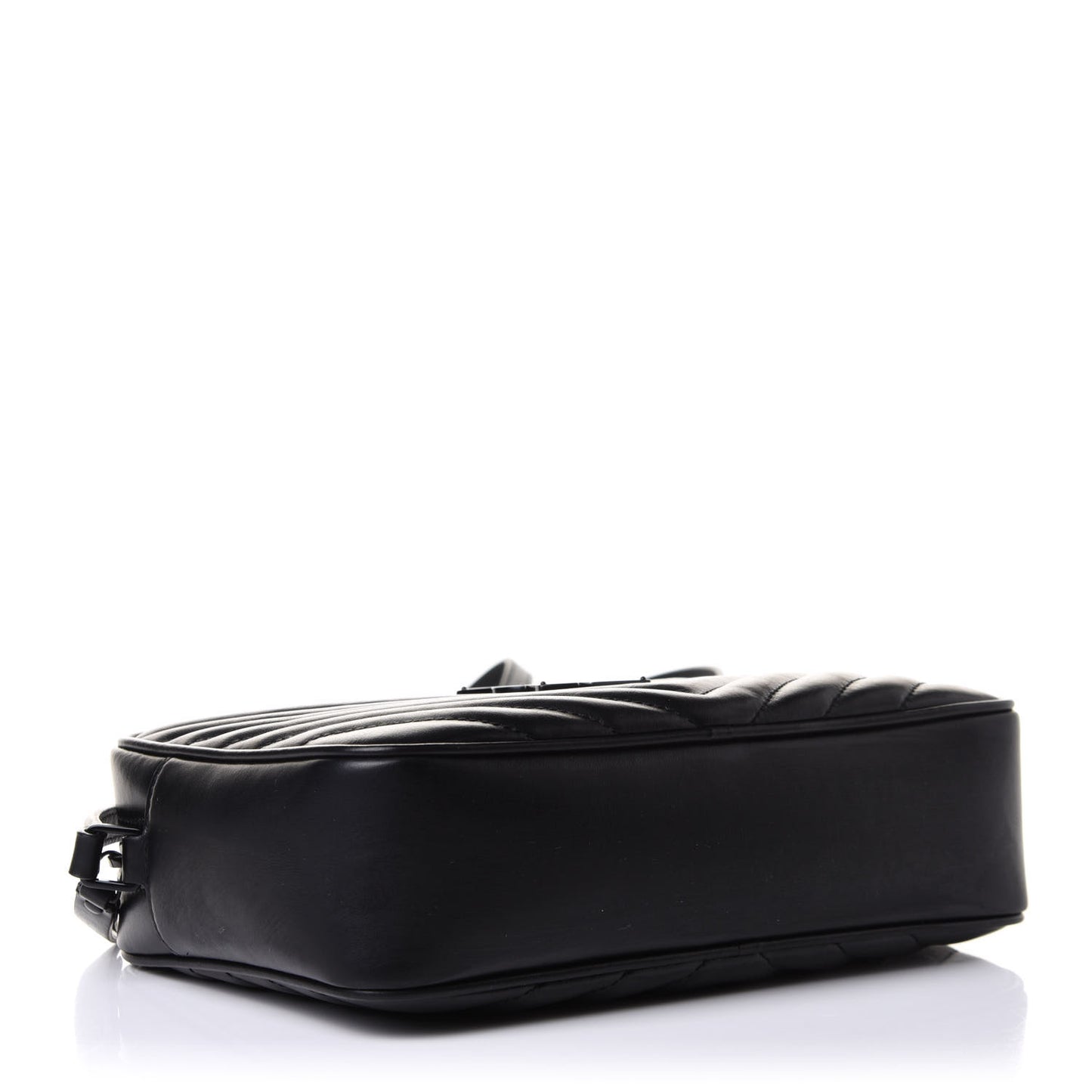 Calfskin Matelasse Monogram Lou Camera Bag Black
