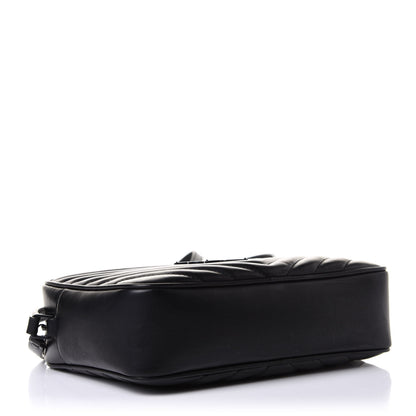 Saint Laurent Calfskin Matelasse Monogram Lou Camera Bag Black 4 of 10