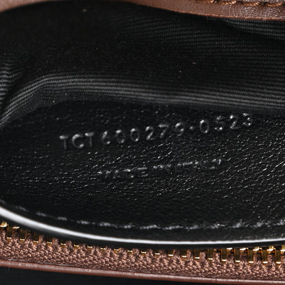 Saint Laurent Suede Matelasse Chevron Monogram Medium College Bag Bark Brown 7 of 10