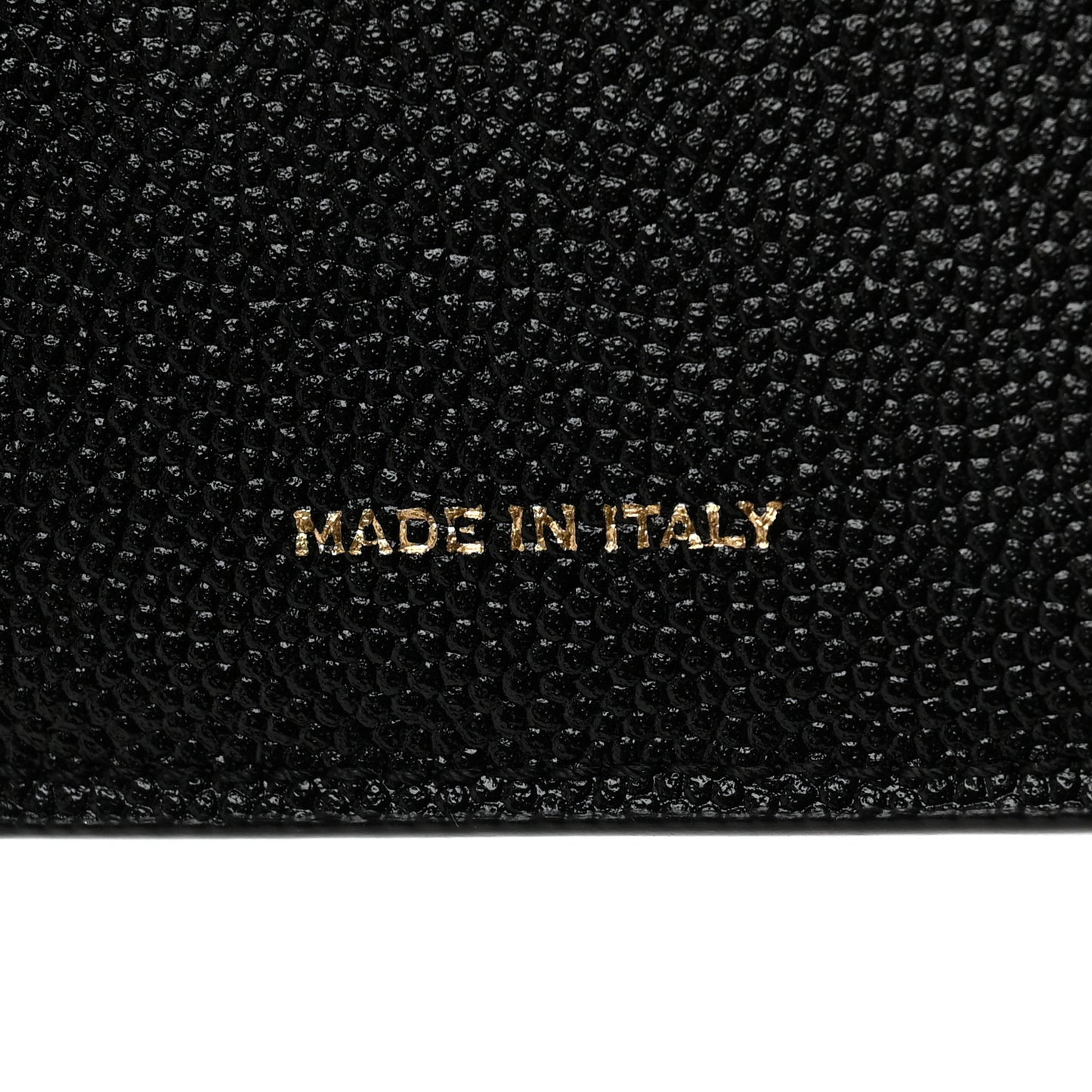 Grain De Poudre Monogram Bi-Fold Wallet Black
