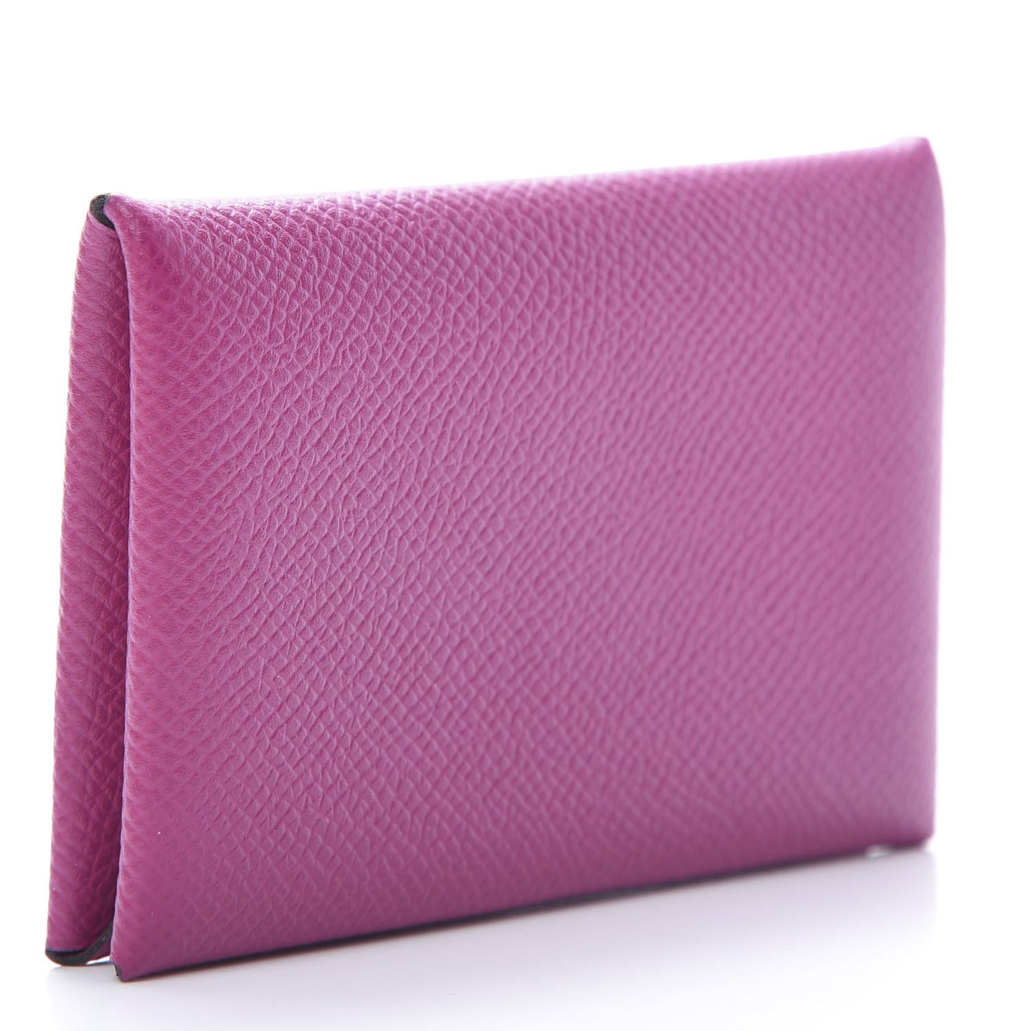 Epsom Calvi Card Case Rose Pourpre