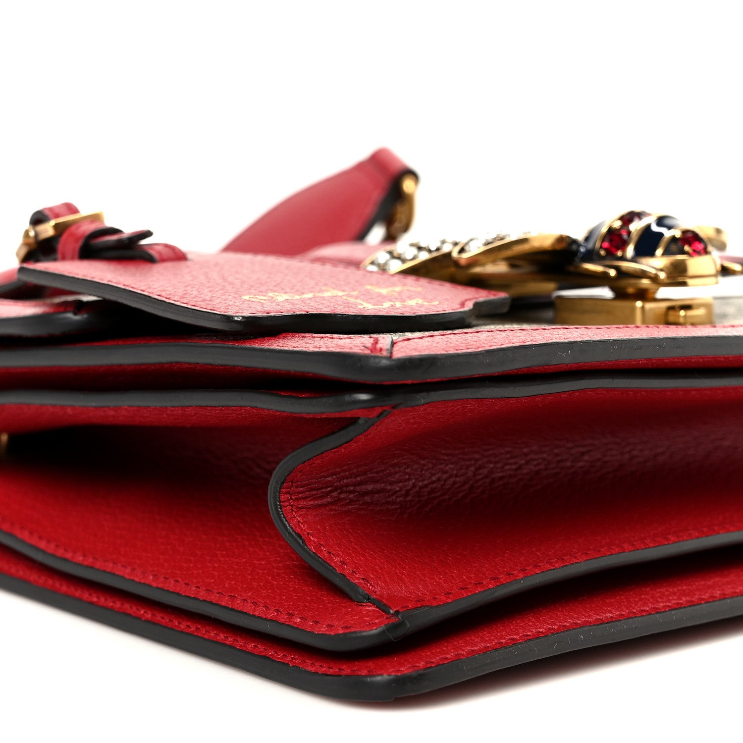 Gucci GG Supreme Monogram Small Queen Margaret Top Handle Bag Red 10 of 11