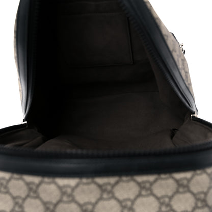 Gucci GG Supreme Monogram Medium Backpack Black 5 of 9