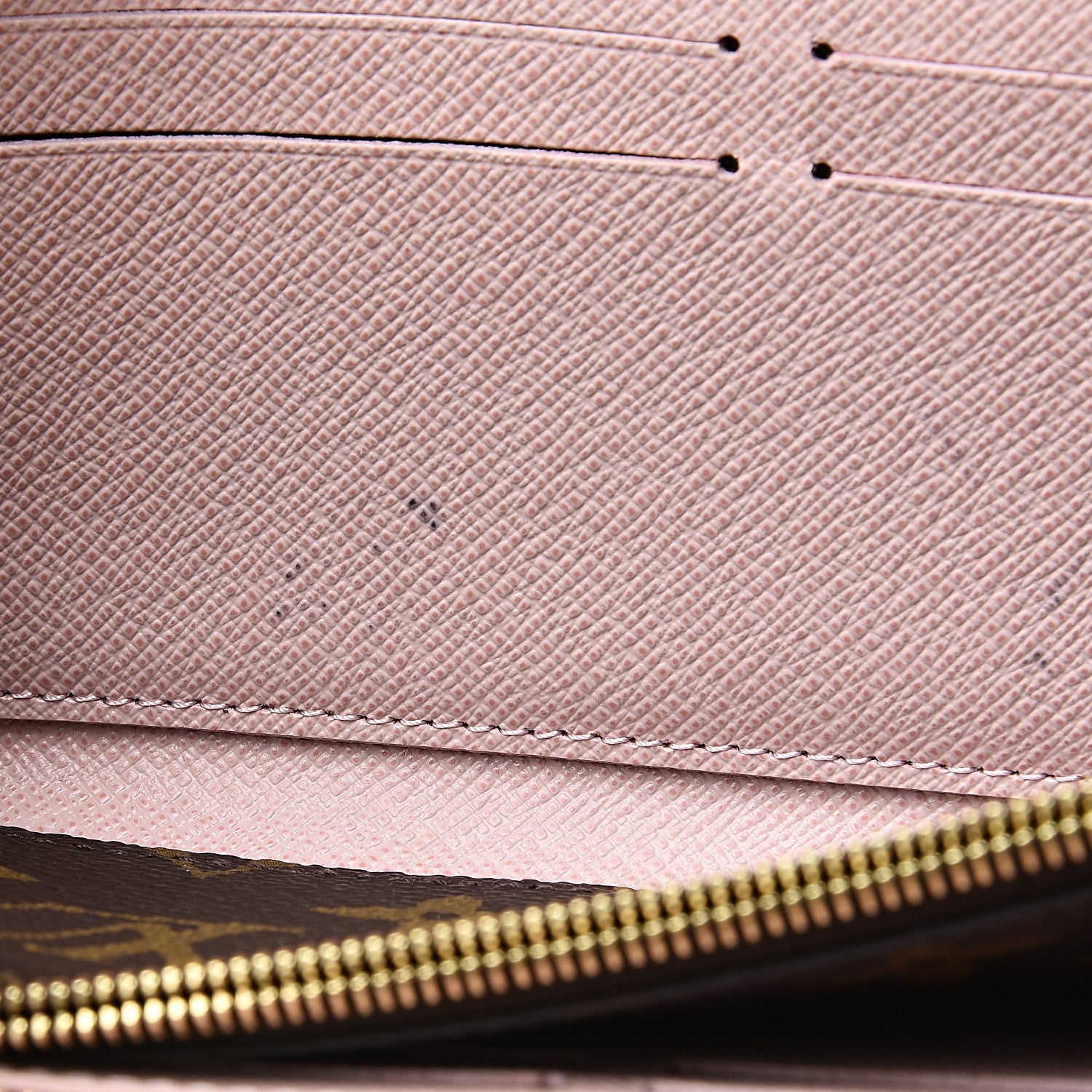 Louis Vuitton Monogram Clemence Wallet Rose Ballerine 8 of 9