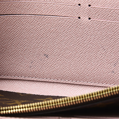 Louis Vuitton Monogram Clemence Wallet Rose Ballerine 8 of 9