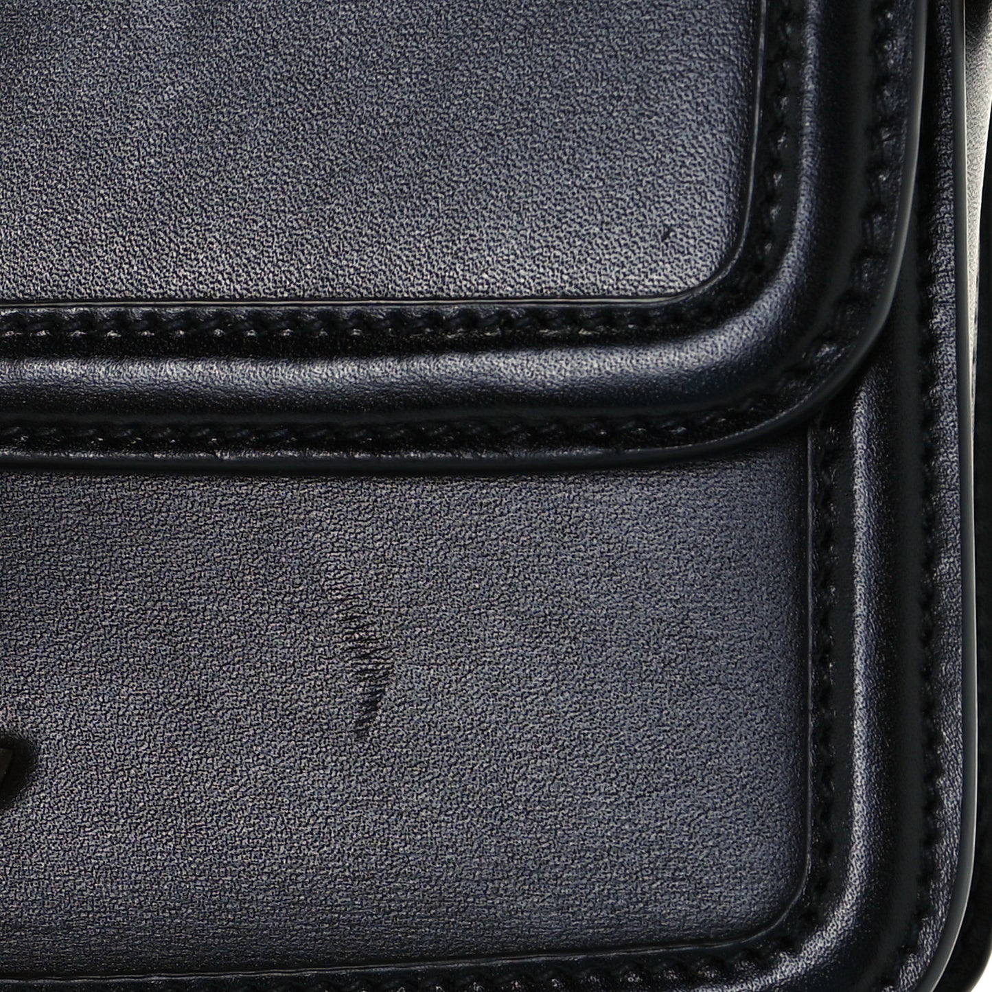 Smooth Calfskin Small Solferino Satchel Black