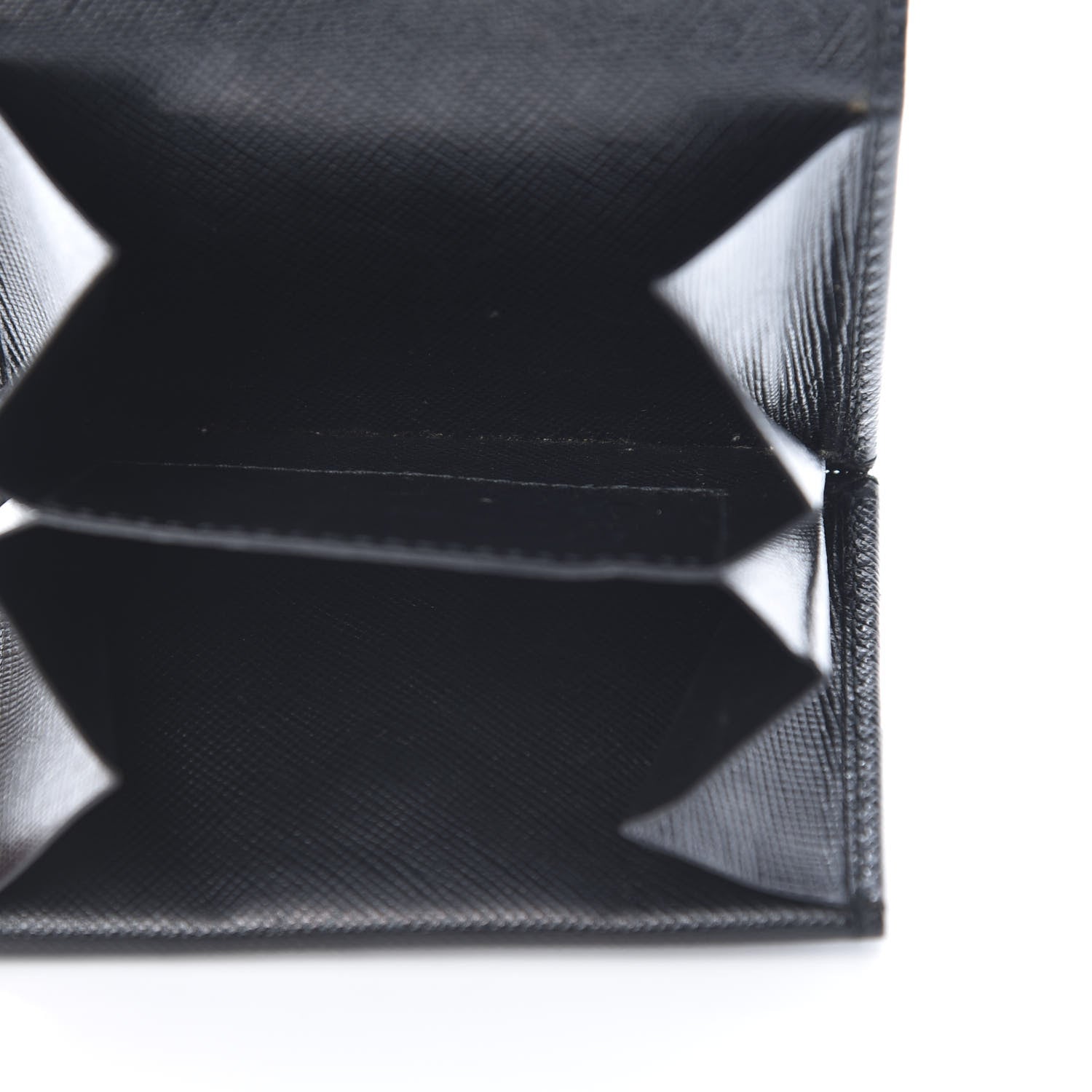 Prada Saffiano Coin Purse Black 5 of 9