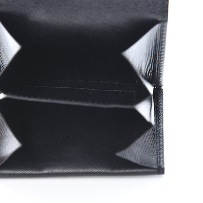 Prada Saffiano Coin Purse Black 5 of 9