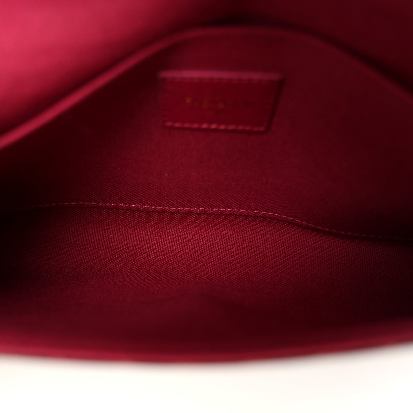 Monogram Pochette Felicie Chain Wallet Fuchsia