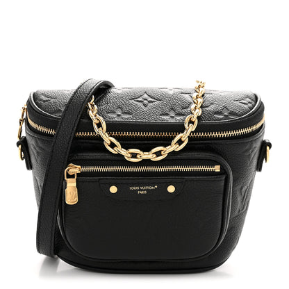 Louis Vuitton Empreinte Mini Bumbag Black 1 of 9