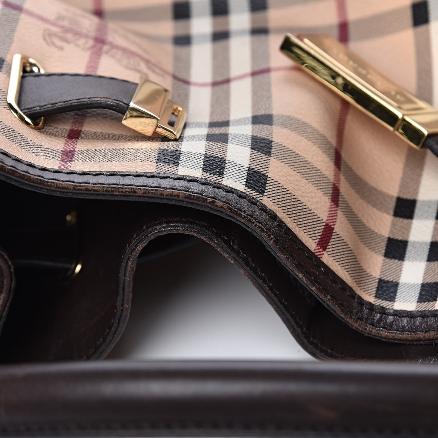 Haymarket Check Medium Willenmore Hobo Chocolate