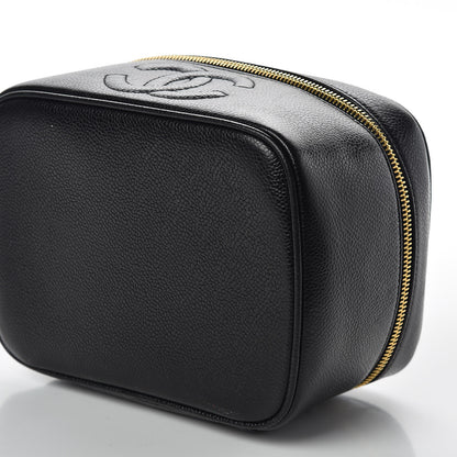 Chanel Caviar Vanity Cosmetic Case Black 12 of 17