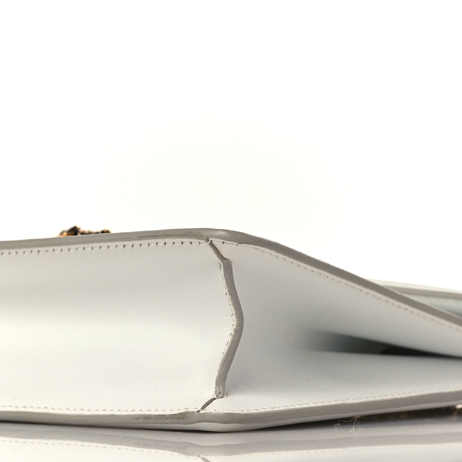 Dolce & Gabbana Smooth Calfskin Medium Devotion Crossbody Bag White 8 of 11