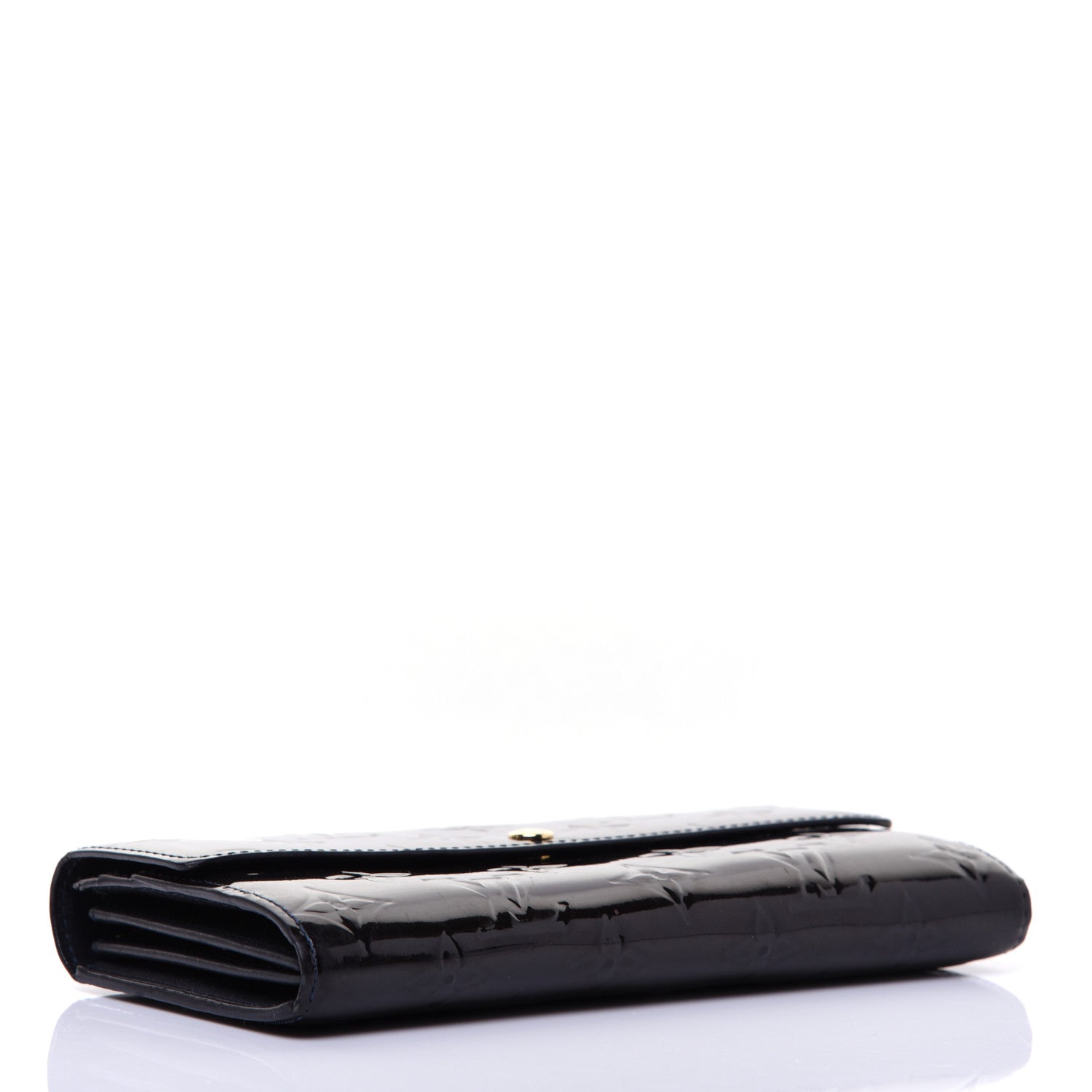Louis Vuitton Vernis Sarah Wallet Blue Infini 4 of 7