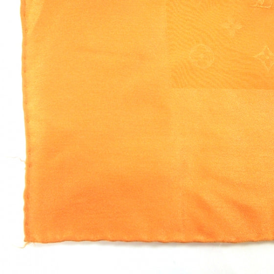 Silk Monogram Monaco Scarf Orange