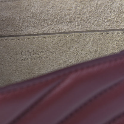 Chloe Calfskin Quilted Mini Drew Bijou Shoulder Bag Plum Purple 6 of 11