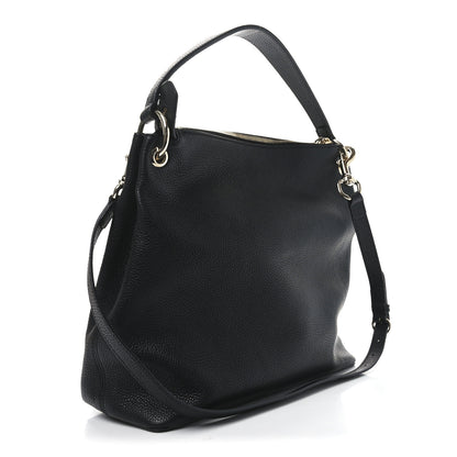 Gucci Pebbled Calfskin Large Soho Hobo Black 3 of 11