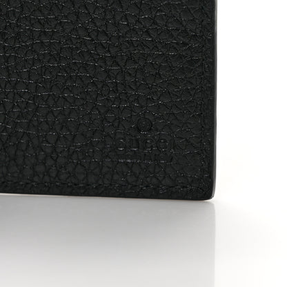 Gucci Piuma Calfskin Jumbo GG Embossed Wallet Black 6 of 6