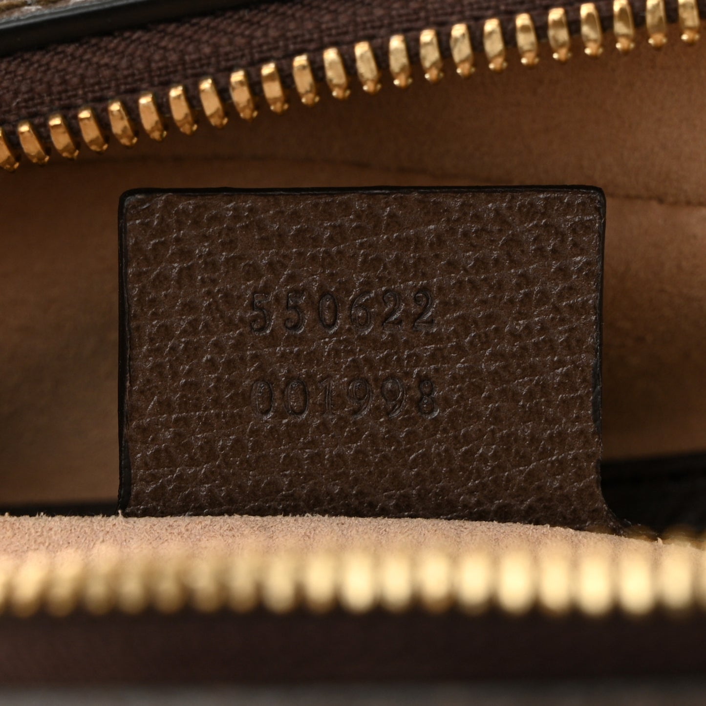 GG Supreme Monogram Web Small Ophidia Top Handle Shoulder Bag Brown