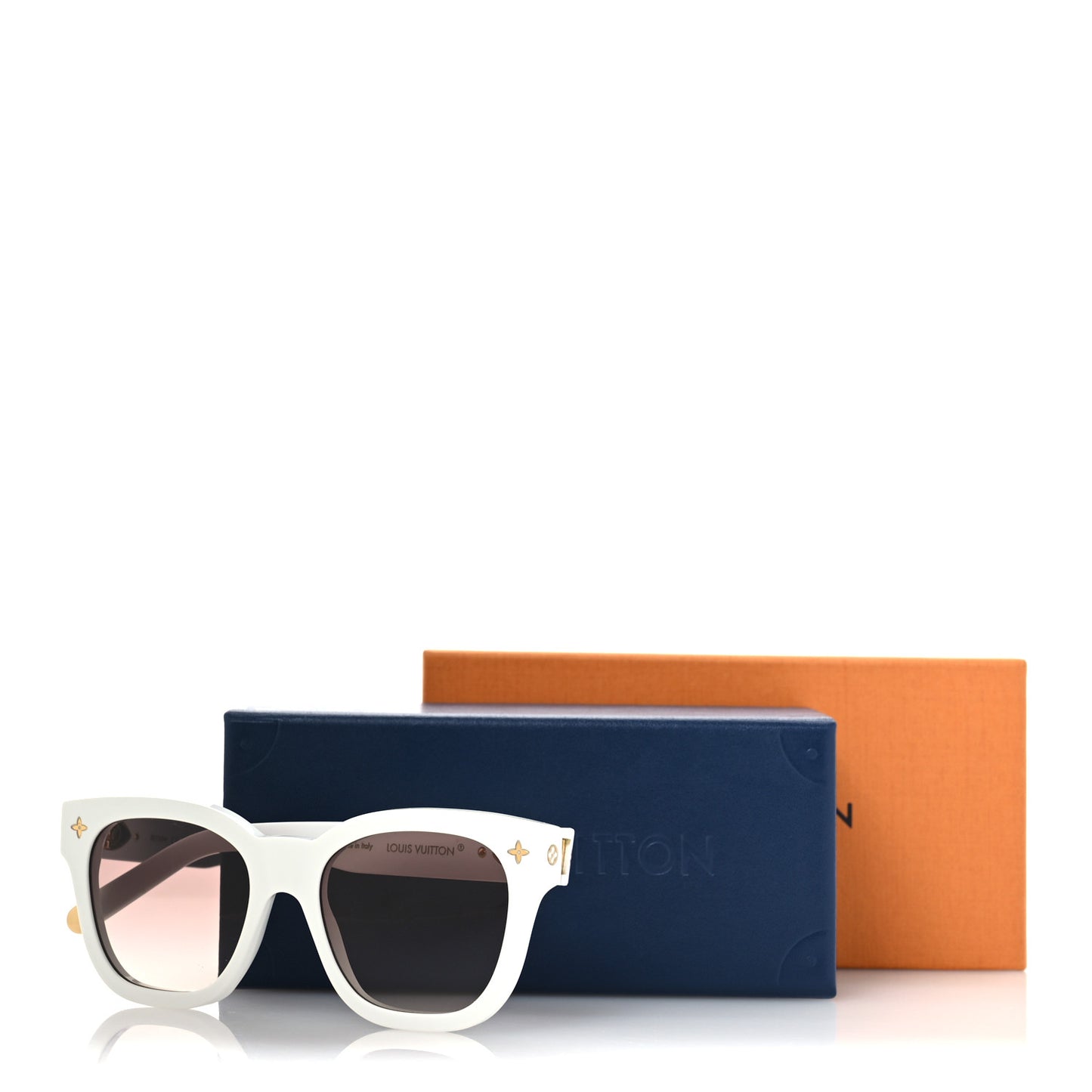 LV X TM Acetate My Monogram Sunglasses Z2725W White Multicolor