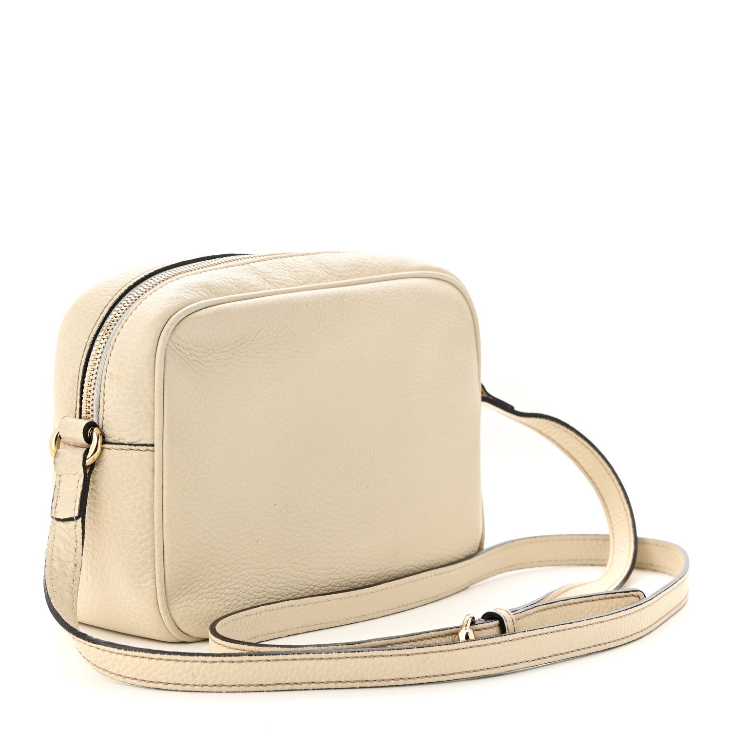Gucci Pebbled Calfskin Small Soho Disco Bag Off White 3 of 12
