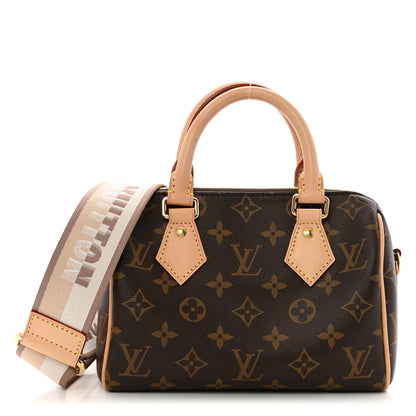 Louis Vuitton Monogram Speedy Bandouliere 20 Beige 1 of 13