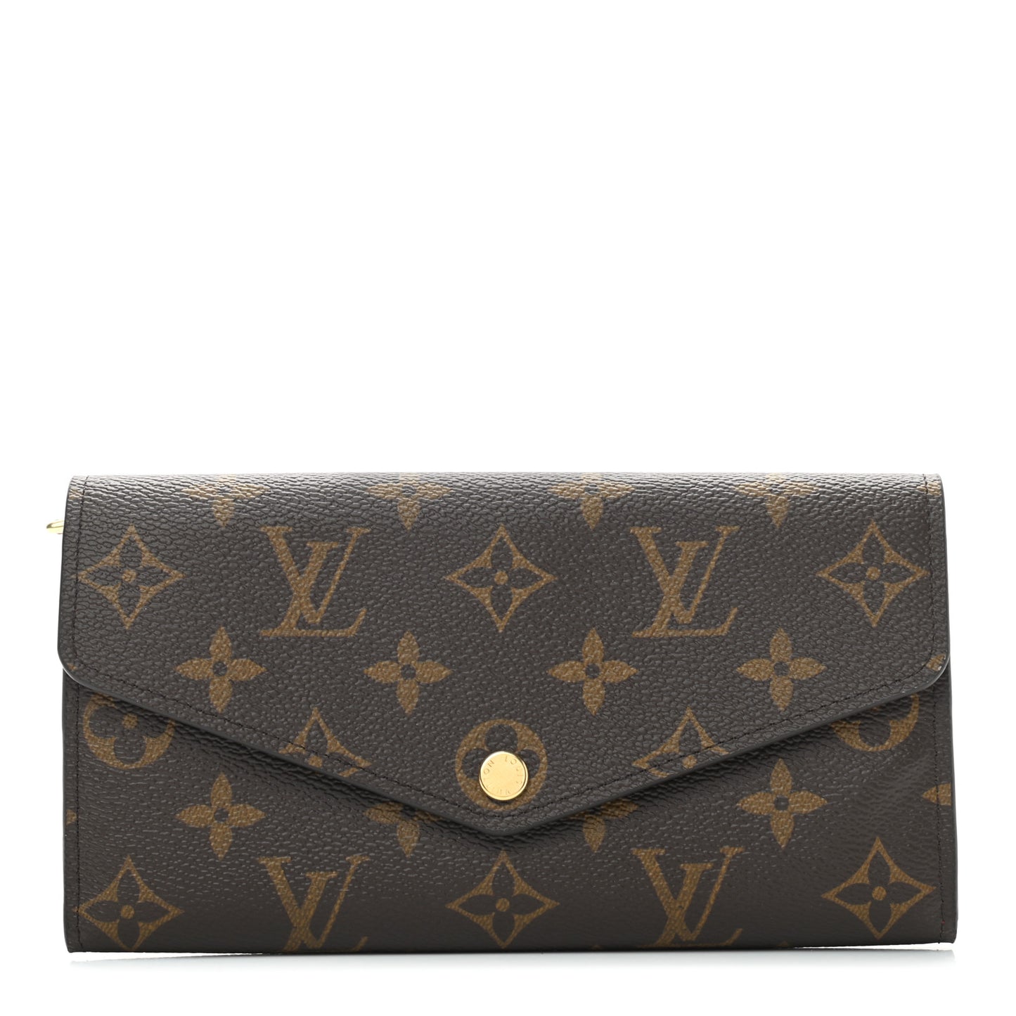Monogram Sarah Wallet NM Coquelicot