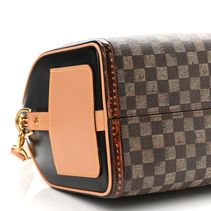 Louis Vuitton Transformed Damier Ebene Time Trunk Speedy Bandouliere 25 Black 9 of 11