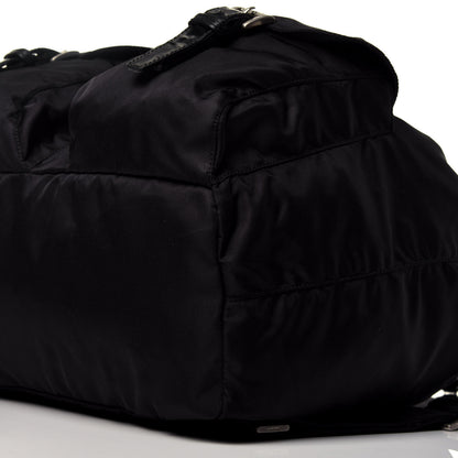 Prada Nylon Vela Medium Backpack Black 9 of 10
