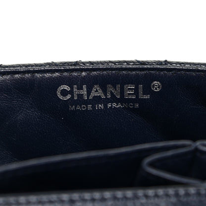 Chanel Caviar Quilted East West Flap Navy 9 of 11