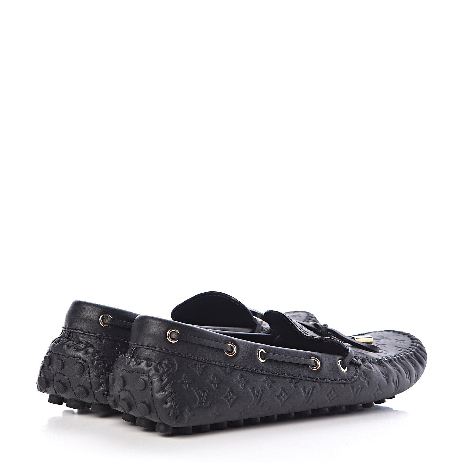 Louis Vuitton Empreinte Gloria Loafers 37.5 Black 4 of 10