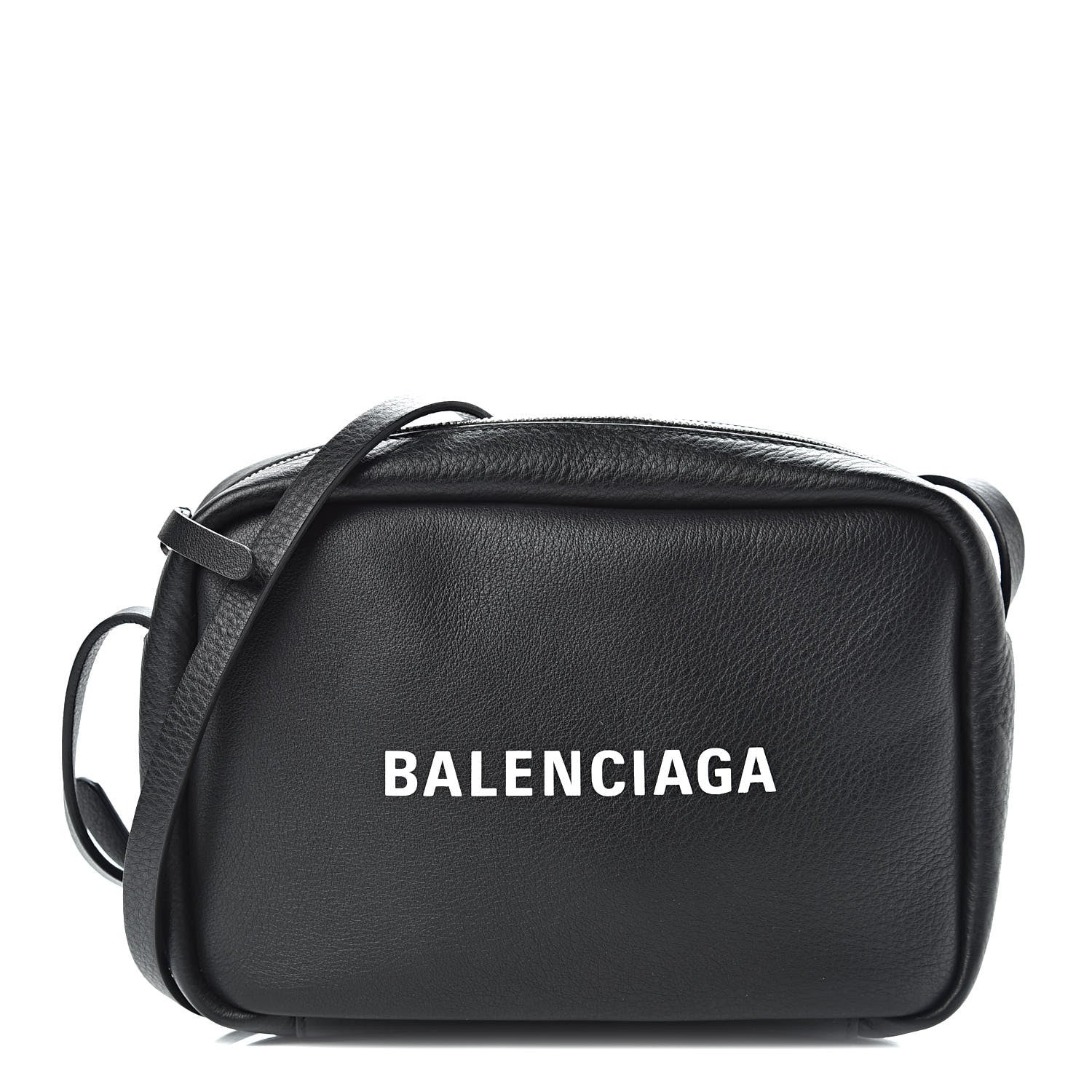 Balenciaga Calfskin Logo S Everyday Camera Bag Black 1 of 10