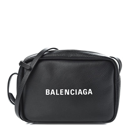 Balenciaga Calfskin Logo S Everyday Camera Bag Black 1 of 10