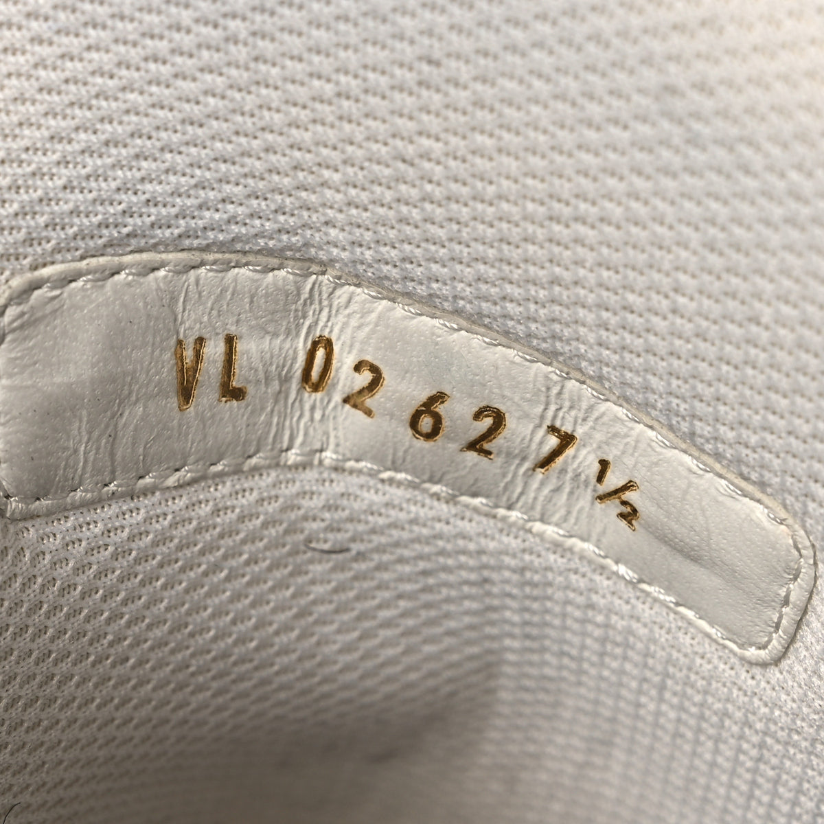 Louis Vuitton Calfskin Embossed Monogram Denim Mens LV Trainer Sneakers 7.5 Blue 11 of 16
