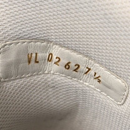 Louis Vuitton Calfskin Embossed Monogram Denim Mens LV Trainer Sneakers 7.5 Blue 11 of 16