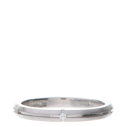 Tiffany 18K White Gold Diamond Narrow Streamerica Ring 50 5.25 5 of 7