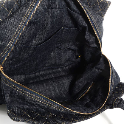 Chanel Denim CC Double Pocket Shoulder Bag Blue 5 of 7